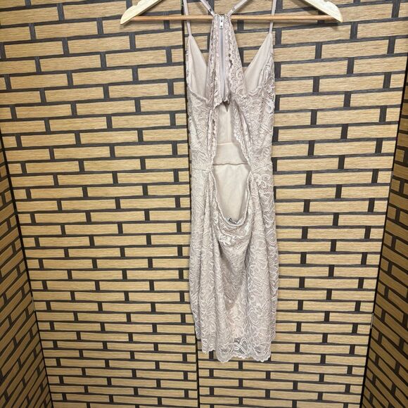 Revamped Tan Lace Dress Size XS - Picture 2 of 9